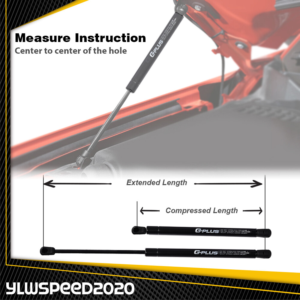 2PCS Front Hood Lift Support Shocks Struts New Fit For 199802 Honda