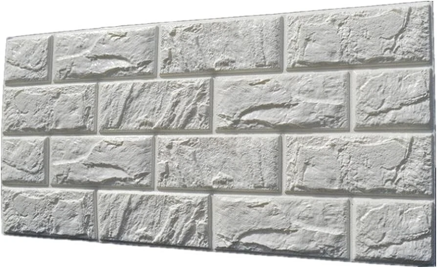 VEELIKE Carta Da Parati Pietra Pellicola Adesiva Effetto Mattoni - Foto 10