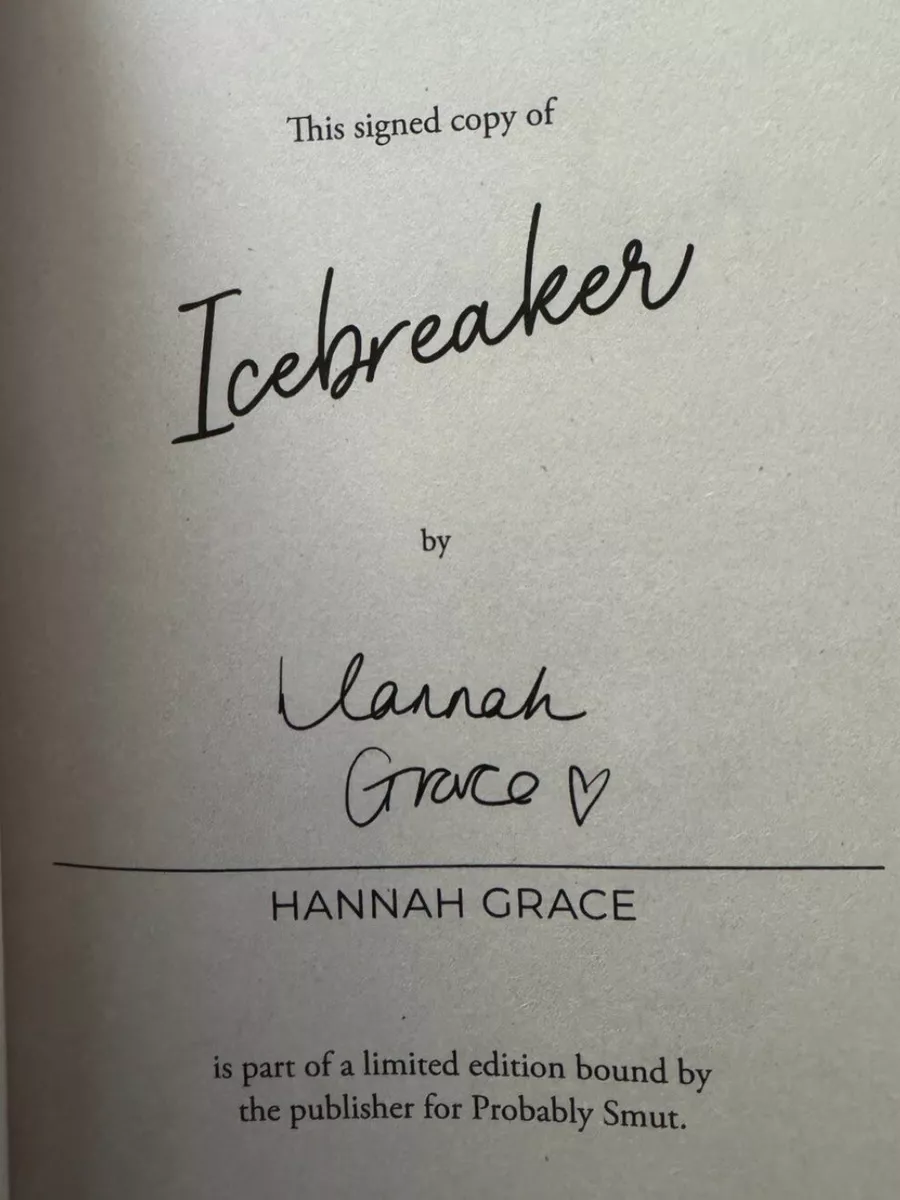  Icebreaker: A Novel (The Maple Hills Series): 9781668026038:  Grace, Hannah: Books