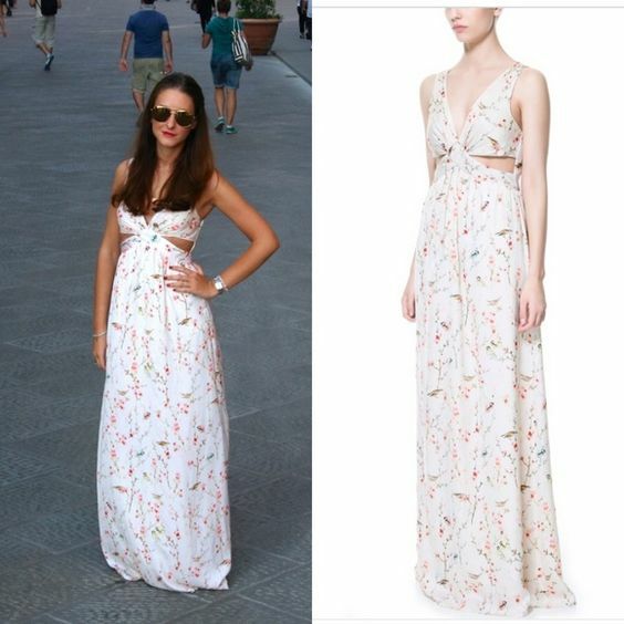 ワンピース Floral Cut-Out Long Dress S s-l400.jpg