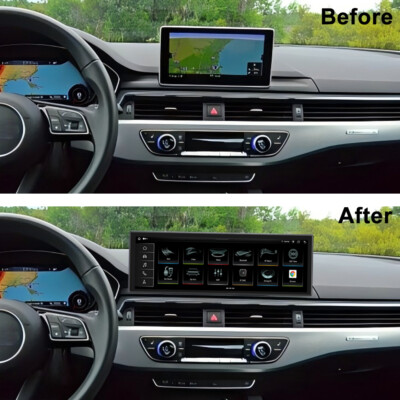 14,9'' Android Autoradio 8+128G 8Core GPS Navi LTE 4G WIFI Für AUDI A4 A5 B9 MIB2