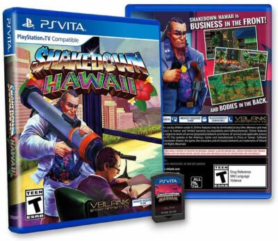 Shakedown Hawaii Sony Playstation Vita  Brand New