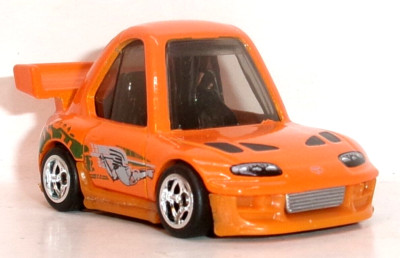 LOOSE 2023 HOT WHEELS 1:64 ORANGE '94 TOYOTA SUPRA TOONED REAL