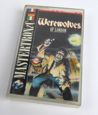 Commodore 64 C64 Spiel -- WEREWOLVES OF LONDON (Mastertronic) - Tape Kassette
