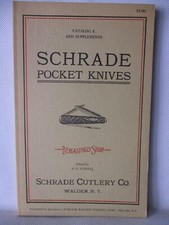 Schrade Pocket Knives Catalog E 1926 1971 Schrade Cutlery Co Walden NY New York