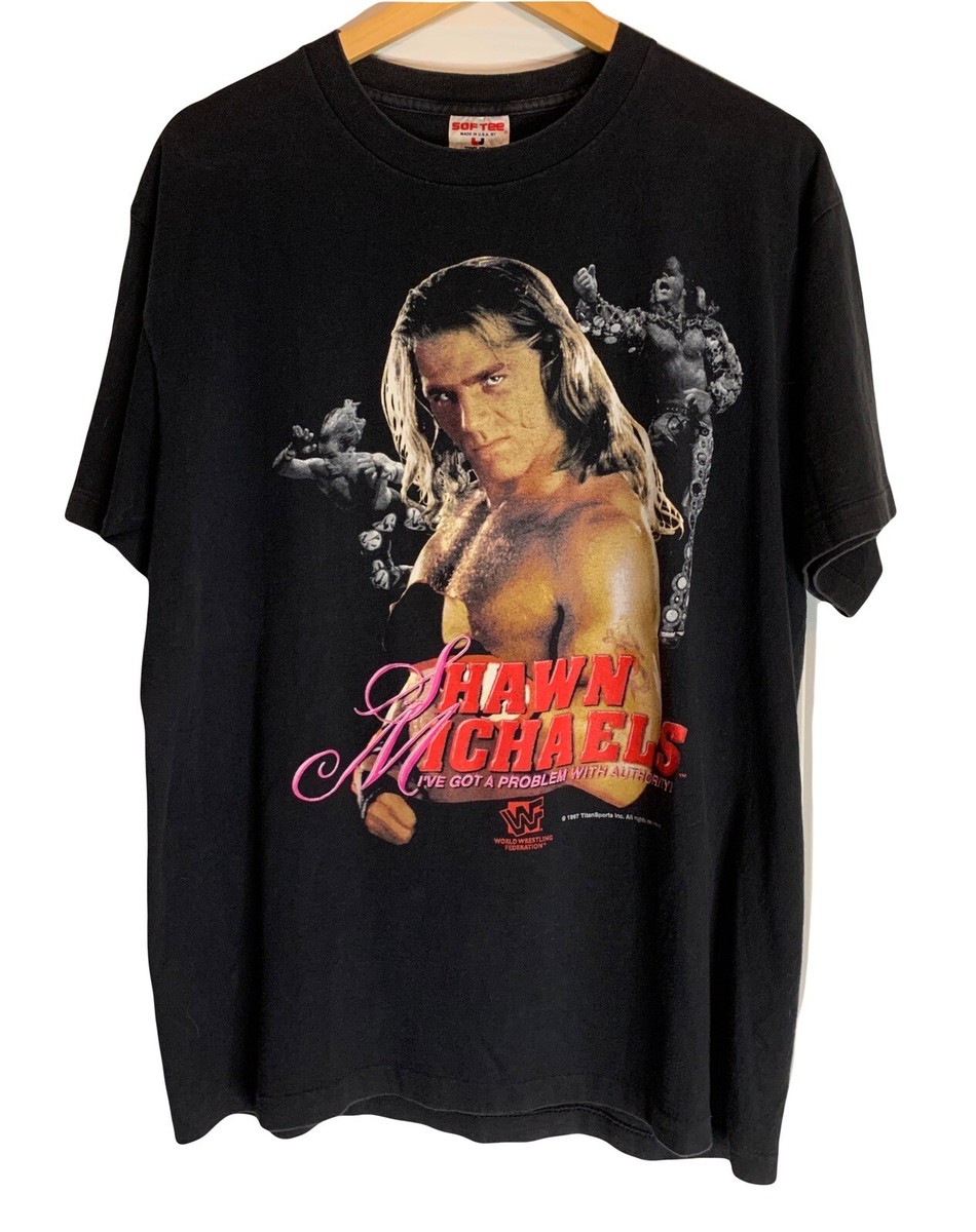 Vintage Shawn Michaels 1997 WWF Wrestling Shirt Large | eBay