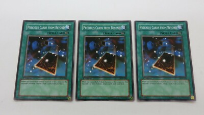 3x PRECIOUS CARDS FROM BEYOND SPELL CARD 1ST EDITION DCR-038 COMMON YUGIOH  NM | eBay