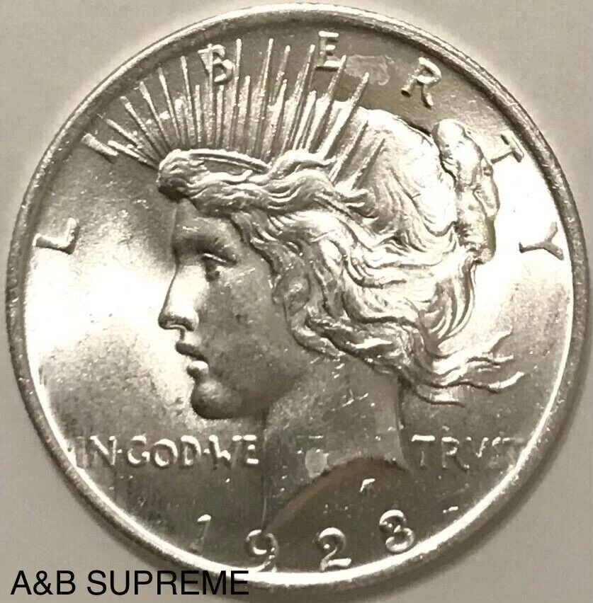 (1) Peace Dollar From OBW Roll Estate Hoard GEM BU Uncirculated 90% Silver - Image 3 of 4