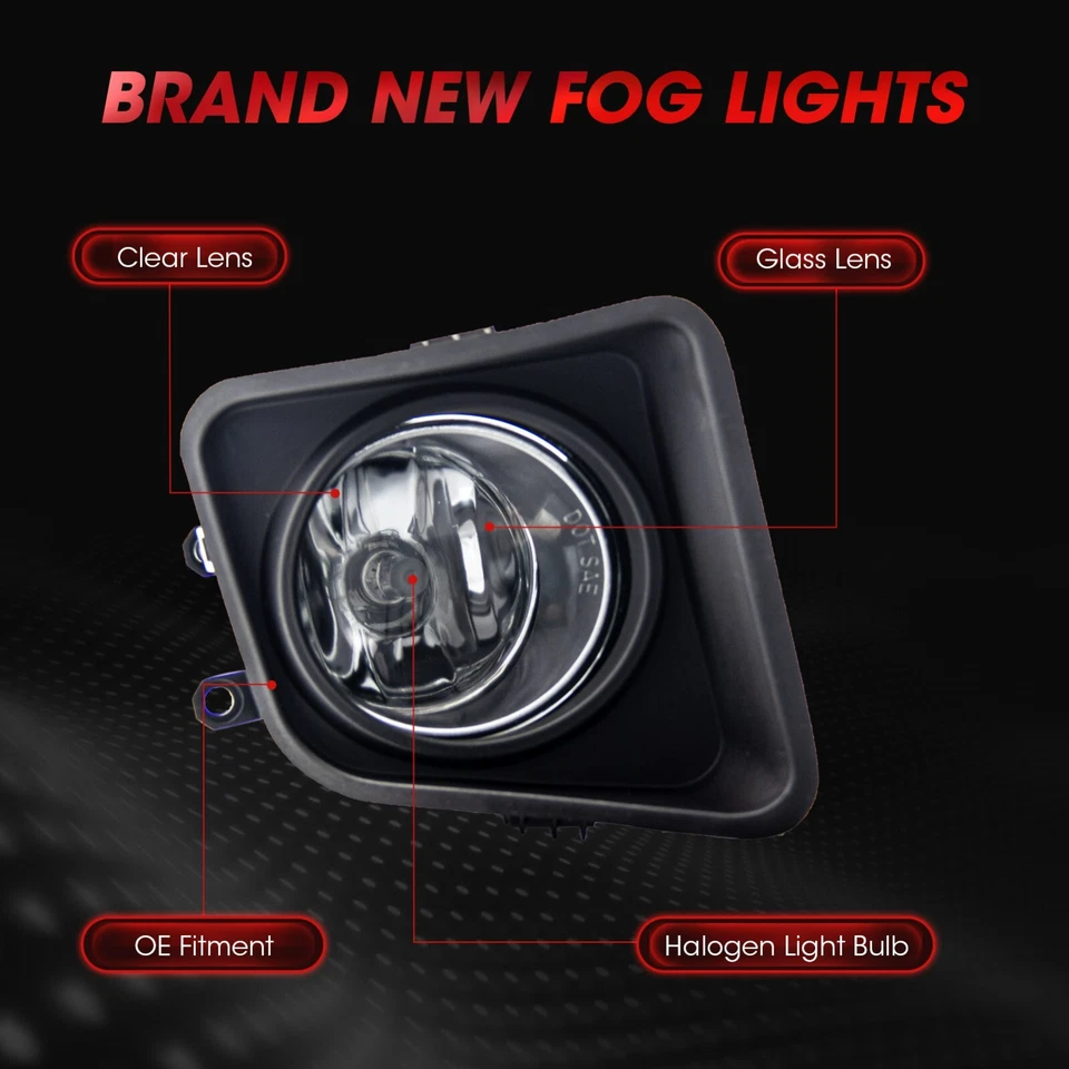 Par de luces antiniebla para parachoques delantero Toyota Tundra 2014 2015-2021 Foto 4 de 4