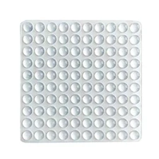 Clear Silicone Furniture Floor Protectors 100Pcs Self Adhesive Pads 8Mm X 4Mm