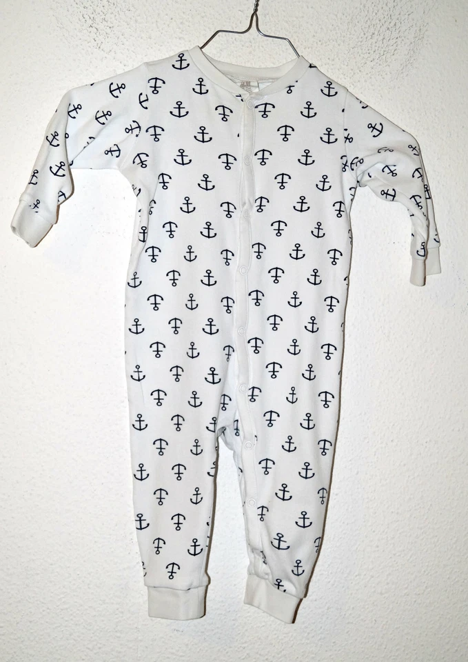 weißer Schlafi Gr.74 H&M - Bild 1 von 1