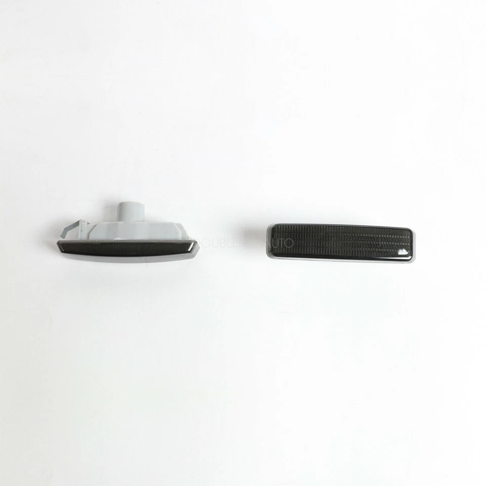 Par de luces de señalización laterales de guardabarros de humo para 97-03 BMW E39 525i 528i 530i 540i Foto 3 de 4