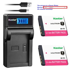 Kastar Battery LCD Charger for Sony NP-FT1 FT1  Sony Cyber-shot DSC-T3 Camera