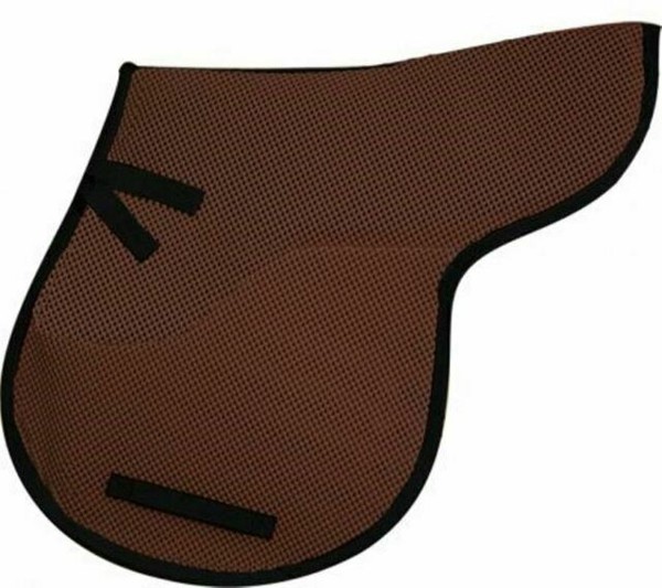 Showman All Purpose Shaped Waffle Weave Neoprene Pink English Saddle