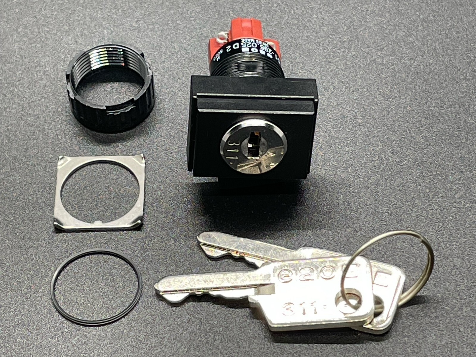 EAO Switch 51-295.025D2 Actuator,Selector switch,N.O./N.C. DPST,5A, 250VAC-24VDC