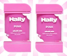 2 Hally Shade Stix Temporary Hair Makeup Pink Vegan 0.4 OZ