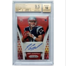 2014 Prizm Jimmy Garoppolo Prizm #'D /25 Rookie Auto BGS 9.5 Gem Mint PoP 6 💥