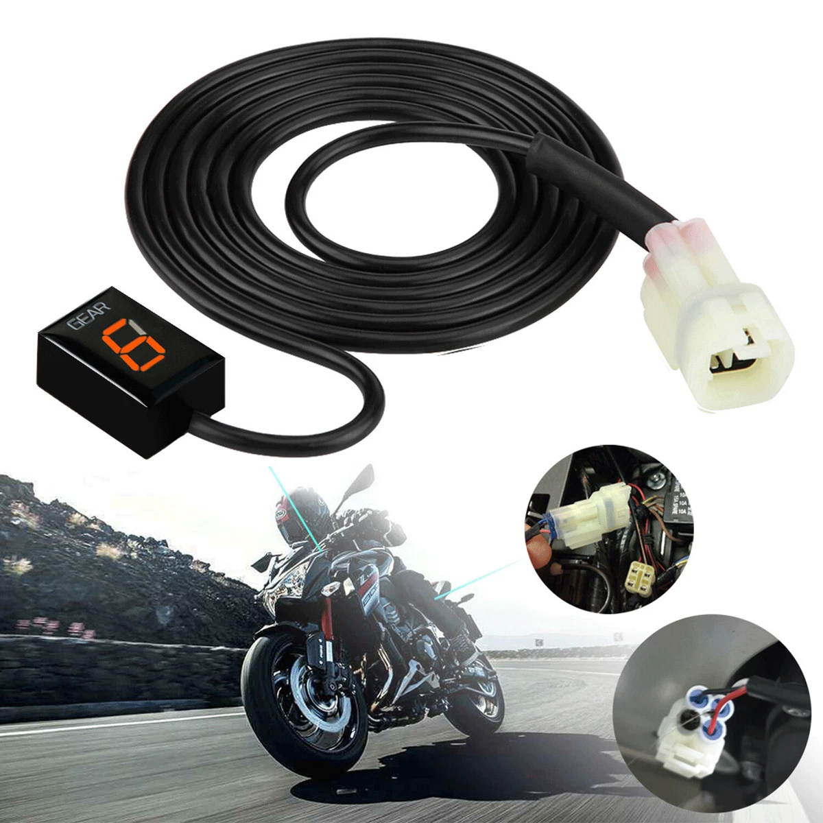 Motorcycles LED Gear Indicator EFI For Honda CBR600F 650F 1000RR