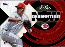 Nick Lodolo RC 2022 Topps Update Generation Now Foil Parallel #GN-65 Rookie Reds