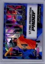 Trent Caraway 2024 Leaf Vivid Baseball 1/1 Pre Production Proof
