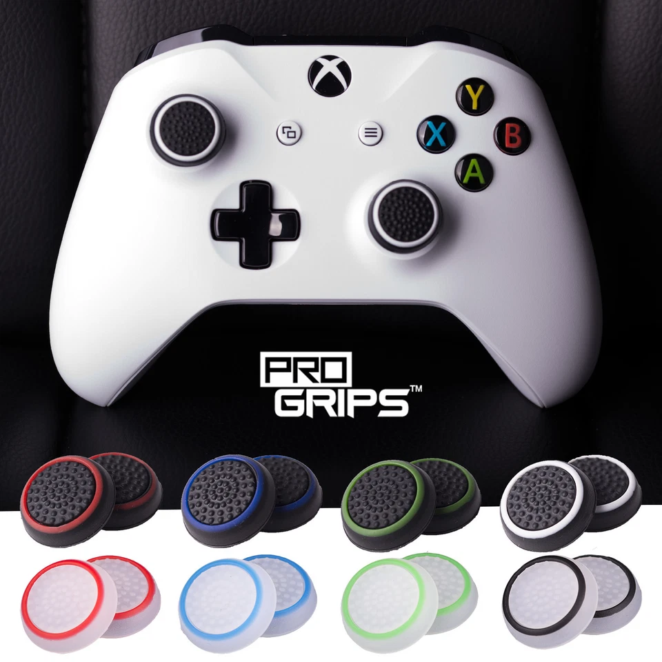 2 x Pro Grips™ Thumb Stick Covers Grips Caps For Xbox ONE 360 Controller Gamepad