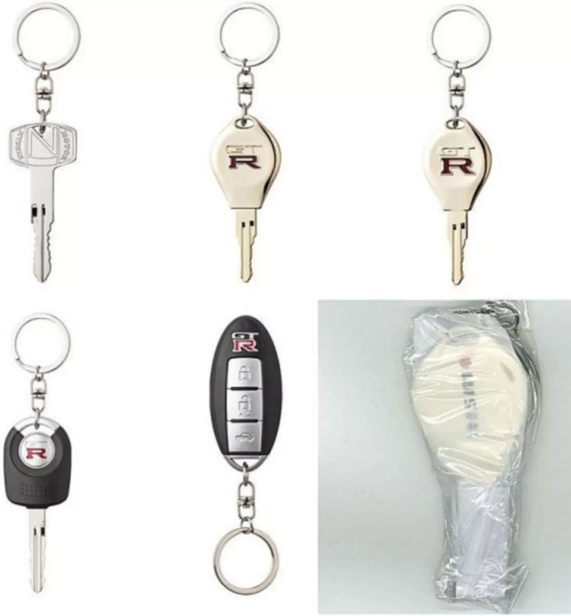BANDAI Nissan GT-R Collectible Key 6 piece Complete Capsule