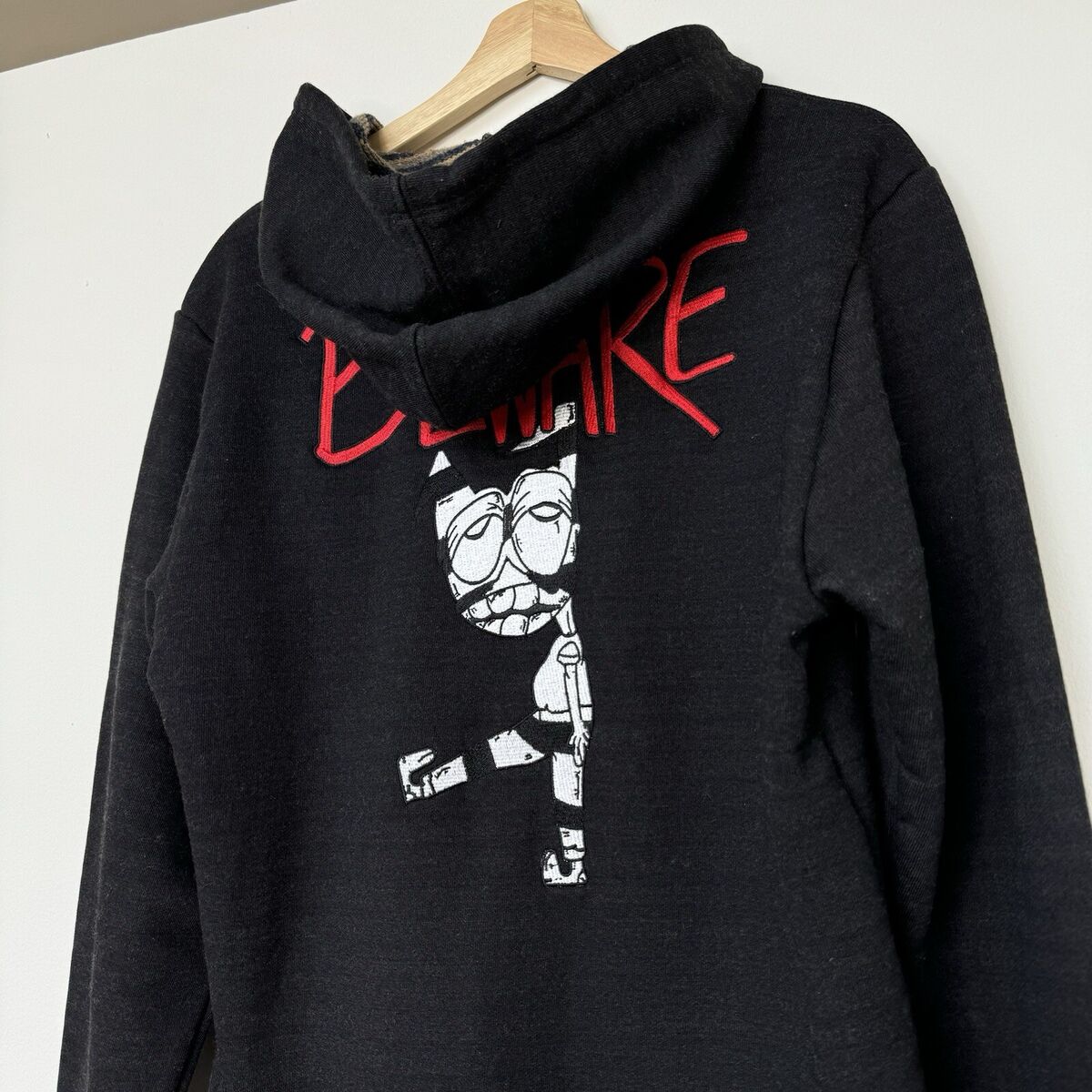 Chrome Hearts Matty Boy Control Beware Zip Up Embroidered Chrome Hearts Matty Boy Control Beware Zip Up Embroidered