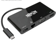 Tripp Lite USB C to HDMI Multiport Adapter Dock 4K USB Type C to HDMI U444-06NHV