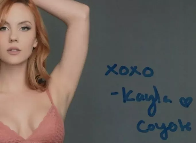 Kayla Coyote """Red Hot""" Playboy's (((KAYLA COYOTE))) - Autographed 8x10 Photo COA. | eBay