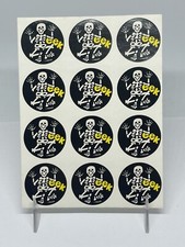 Vintage Trend Scratch n Sniff Sticker Halloween Skeleton EEK Sheet Rare
