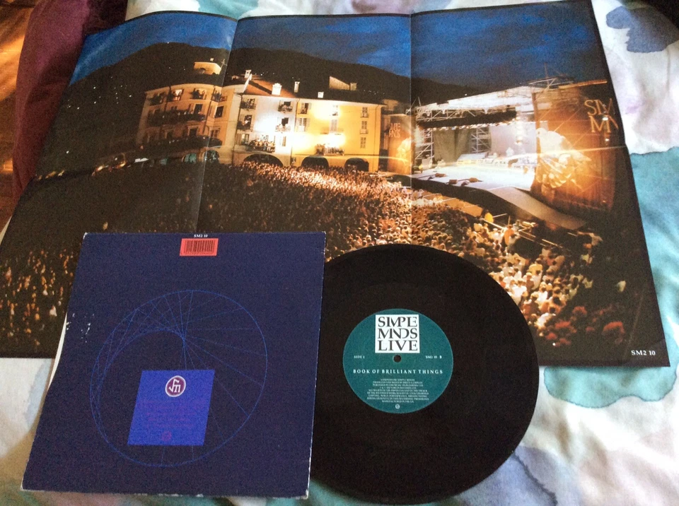 Simple Minds Promised You A Miracle Live 10” Vinyl Poster Pic Cov Made UK SM2-10 - Image 2 of 2