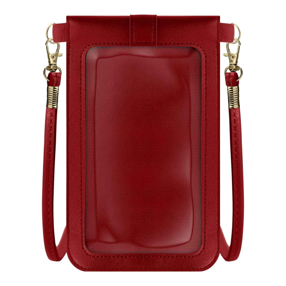 Cross body Phone Bag with Smartphone Tactile Window with Strap 1.4