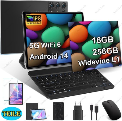 2025 NEWTablet Android 14 Tablet PC 16GB+256GB Tablets 8000mAh 1920*1200 2LTE