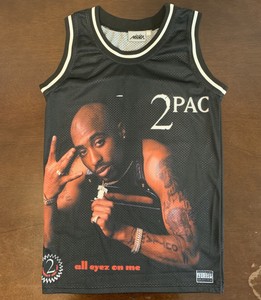 tupac green nike jersey