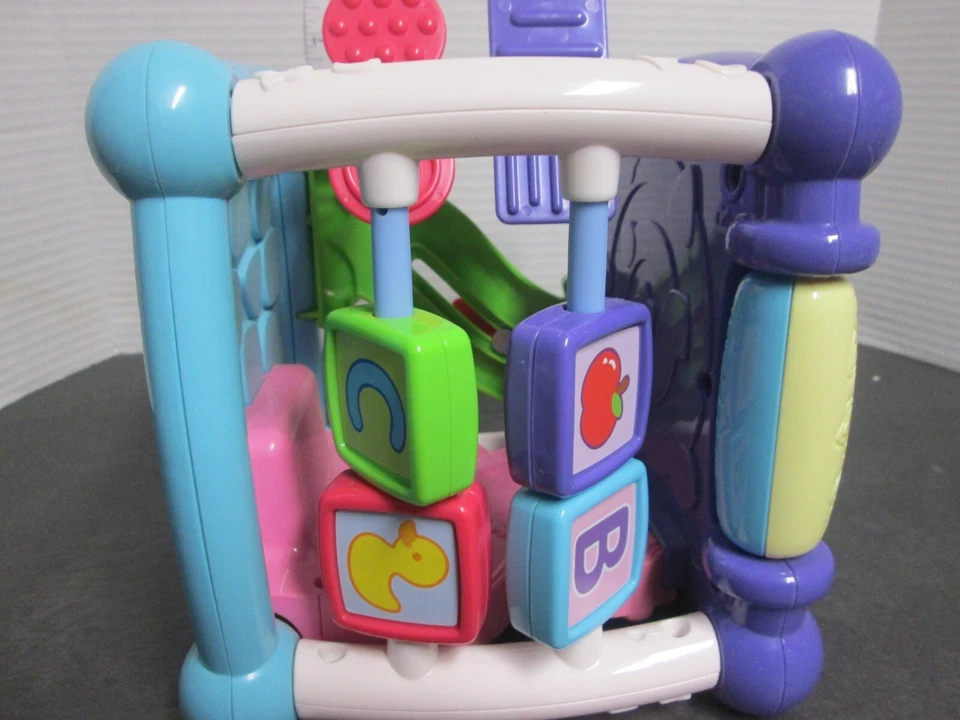 Vtech Busy Learning Activity Cube Purple, Sensory, Interactive, Educational Toy - Image 4 of 4