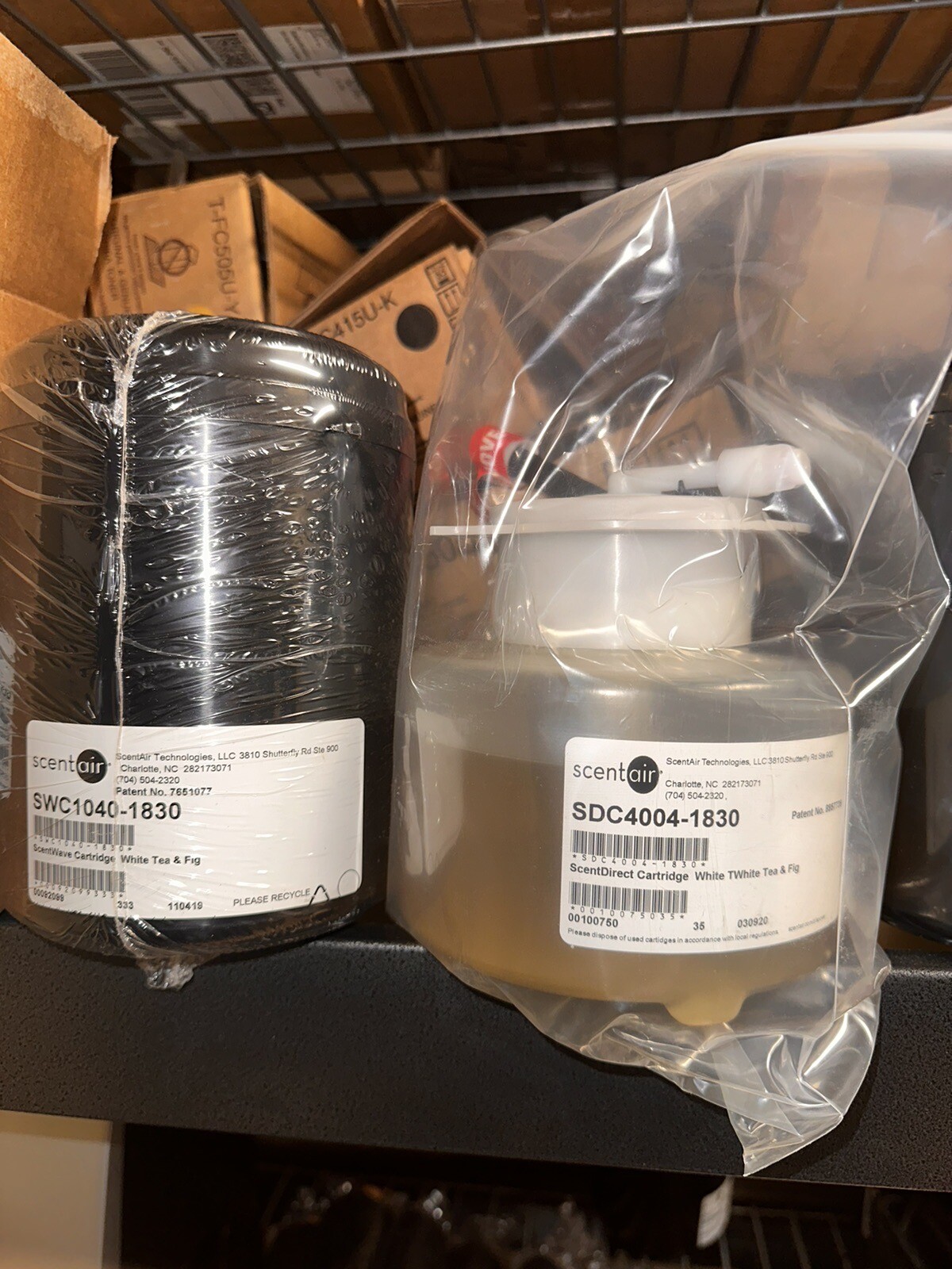 Whisper Pro Fragrance Cartridge ScentAir White Tea & Fig SWC1040 Lot Of 2 eBay