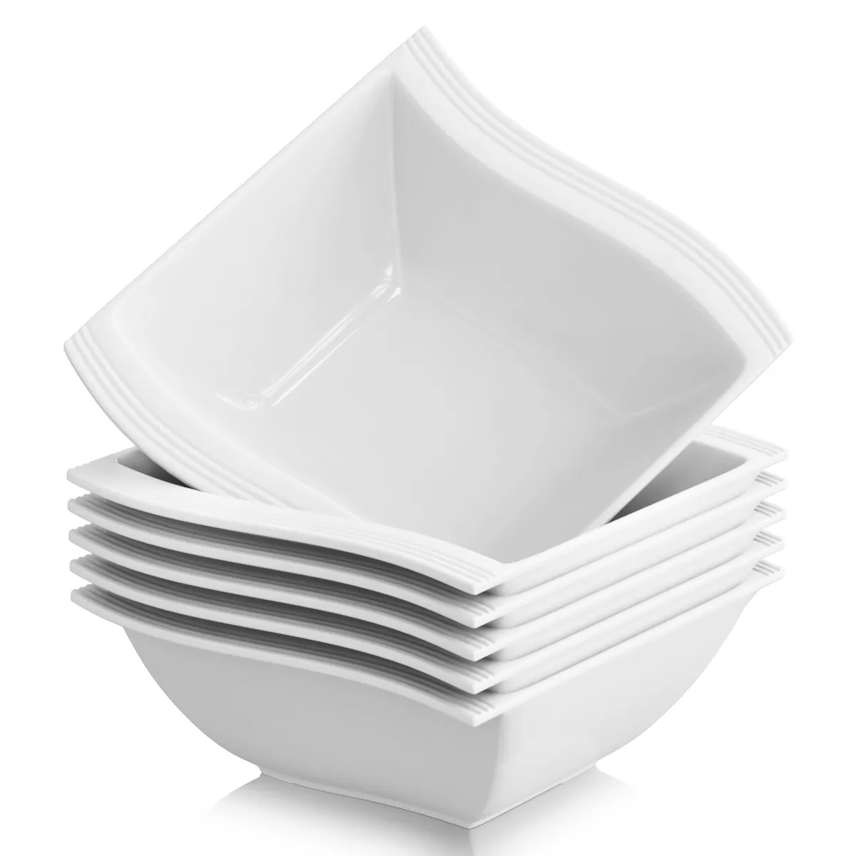 Malacasa Flora White Porcelain Fall Dinnerware Sets Clearance With