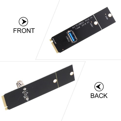 2 Pack Riser Card Extra Usb Ports for Laptops Computer Expansion Cards - Afbeelding 3 van 12