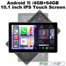 Android 15 Radio 10.1inch Rotatable Car Stereo Wifi GPS Navi 2Din Touch Screen