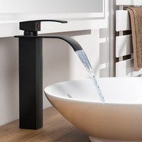 Schwarz Gold Waschtischarmatur Wasserhahn Bad Waschbecken Einhand Mischbatterie