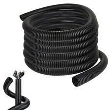 Black Cable Sleeve with Easy Installation Features Perfect for DIY Projects