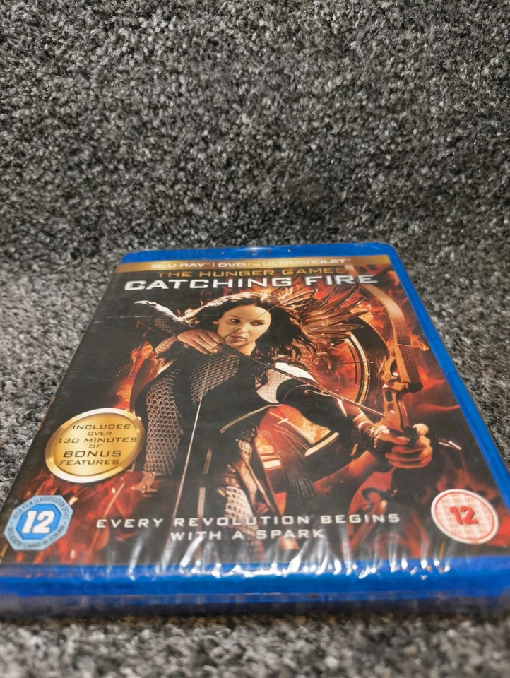The Hunger Games: Catching Fire (Blu-ray, 2014) Jennifer Lawrence – New & Sealed - Image 2 of 4