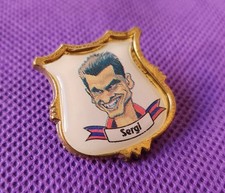 SERGI pin FC BARCELONA "ELS PINS DE LES CARICATURES 94-95" metallic SPAIN
