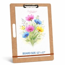 Artlicious Drawing Board - 13 x 17 Sketch Boards with Handle for Drafting Art...