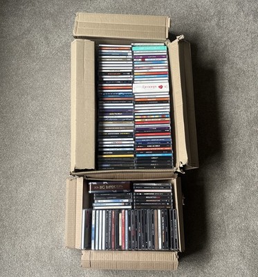 124 x ASSORTED CDS ALBUMS ALL GENRES RANDOM BUNDLE WHOLESALE BULK JOBLOT