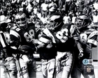 VINCE PAPALE PHILADELPHIA EAGLES HAND SIGNED 8X10 BAS BW68422