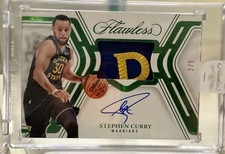 2024-25 Flawless Stephen Curry Emerald Patch Auto /5 Sealed