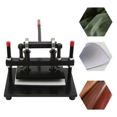 38*31cm Manual Leather Die Cutter Steel Plate Press Cutting Embossing Machine