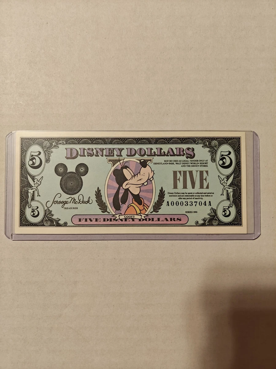 Preços baixos em Pateta dólares da Disney (1968 até o Presente) | eBay