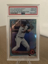 chase delauter 1st bowman  psa 10  Chr Sky Blue Refractor